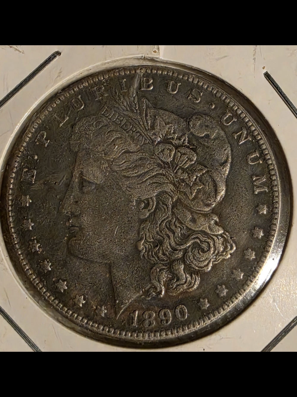 1890 Morgan-CC Silver Dollar Tribute - Classic Silver Tone